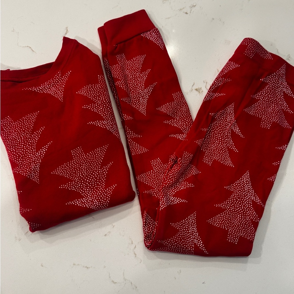 Carter's Red Christmas Tree Pajama Set